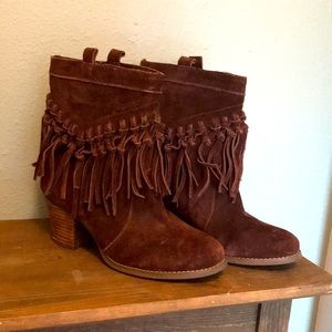 Sbicca Vintage Collection Fringed Boots